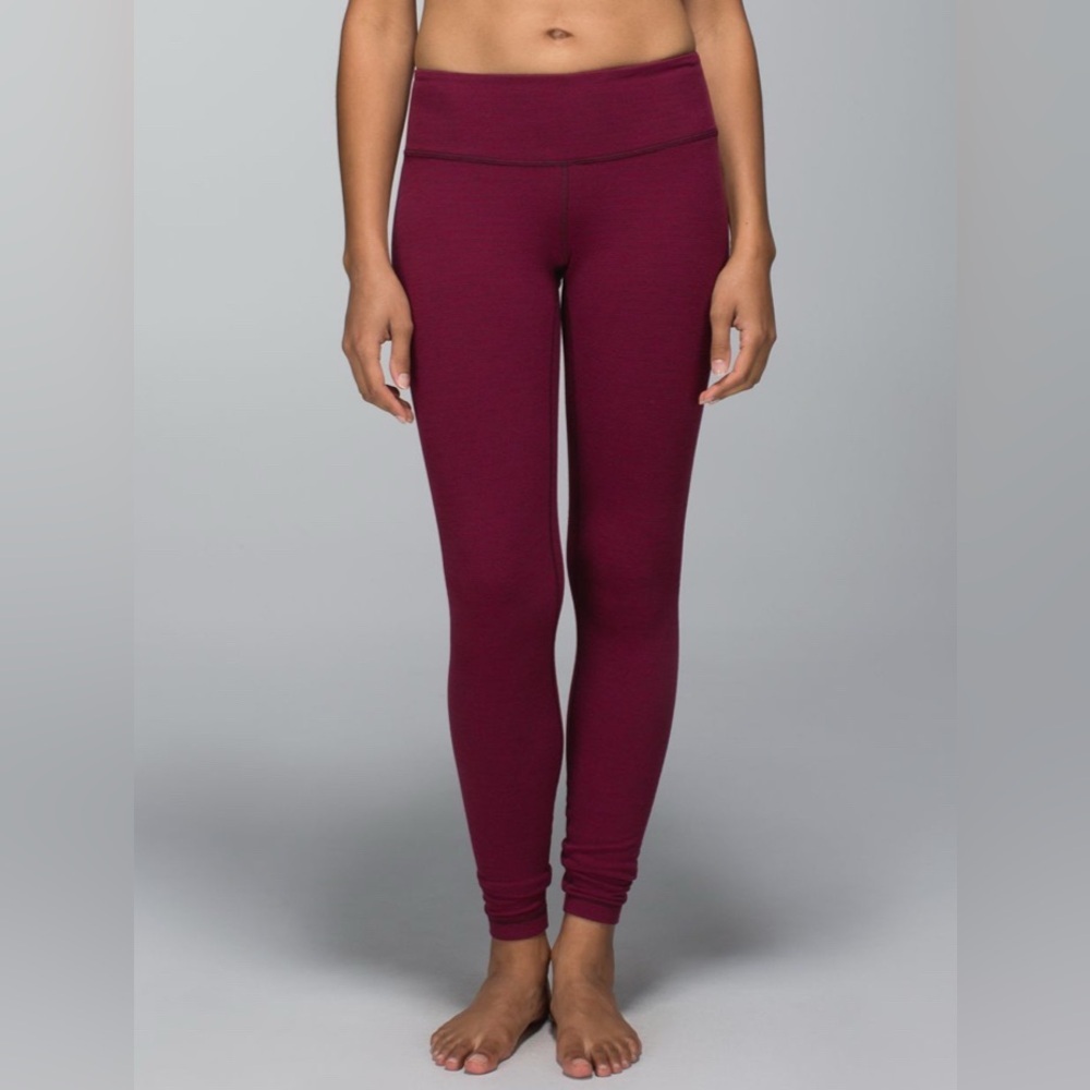 Lululemon Wunder Under Pant
Luon Pique Rust Berry Bumble Berry 4
